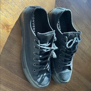 New Converse All Black Womens Sneakers All Star